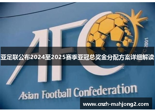 亚足联公布2024至2025赛季亚冠总奖金分配方案详细解读